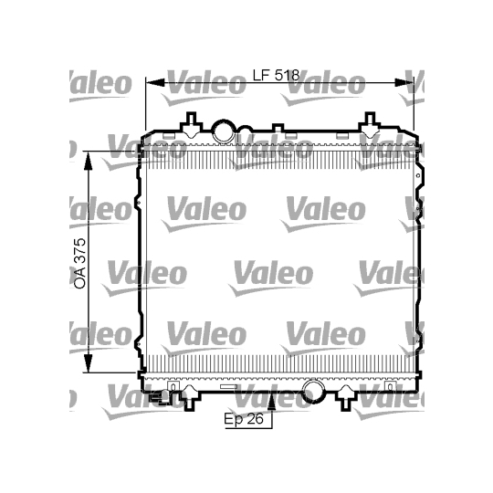 735531 - Radiaator, mootorijahutus 