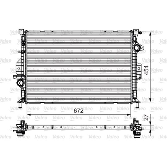 735601 - Radiator, engine cooling 