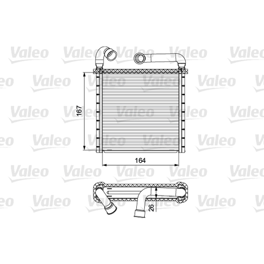 811506 - Heat Exchanger, interior heating 