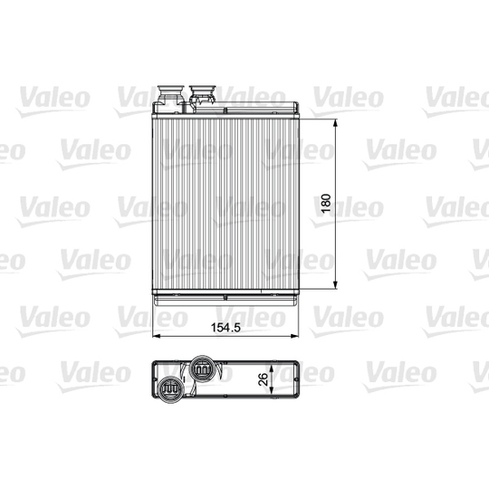 811517 - Heat Exchanger, interior heating 