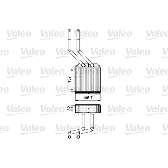 811520 - Heat Exchanger, interior heating 