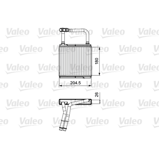 811526 - Heat Exchanger, interior heating 