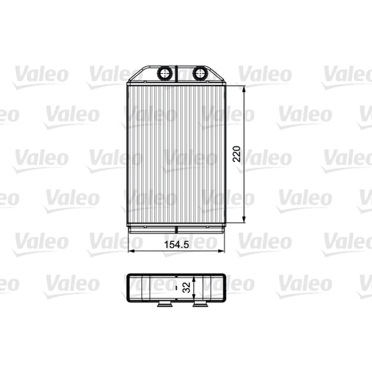 811529 - Heat Exchanger, interior heating 