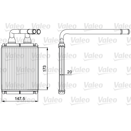 811540 - Heat Exchanger, interior heating 