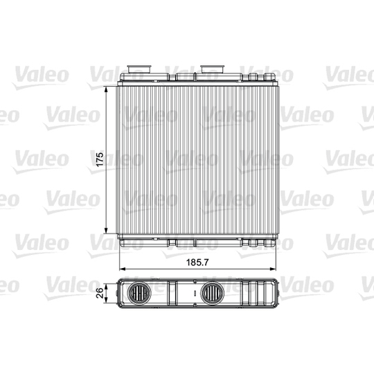 811543 - Heat Exchanger, interior heating 