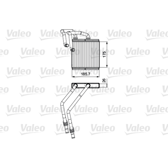 811544 - Heat Exchanger, interior heating 