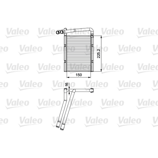 811548 - Heat Exchanger, interior heating 