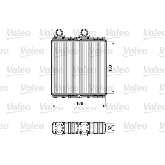 811554 - Heat Exchanger, interior heating 