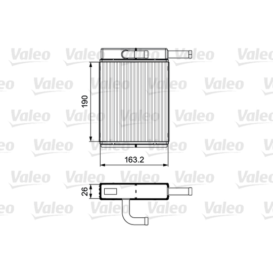 811558 - Heat Exchanger, interior heating 