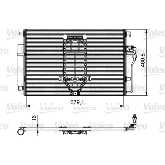 812502 - Condenser, air conditioning 