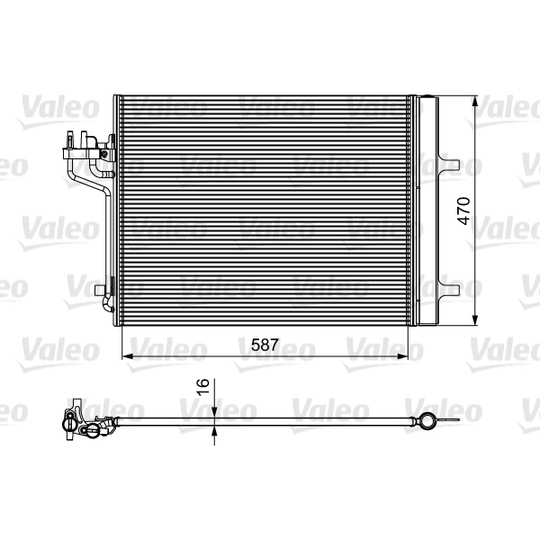 814021 - Condenser, air conditioning 