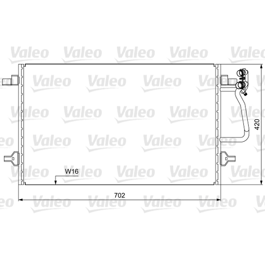 814030 - Condenser, air conditioning 