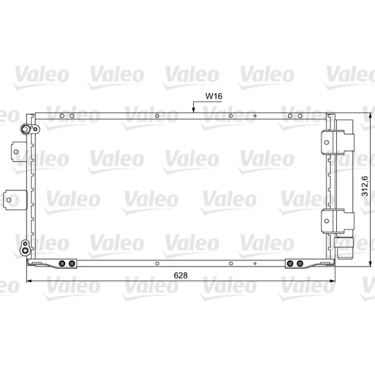 814037 - Condenser, air conditioning 