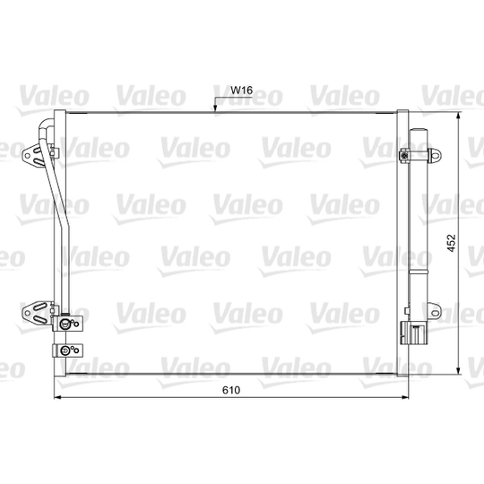 814039 - Condenser, air conditioning 