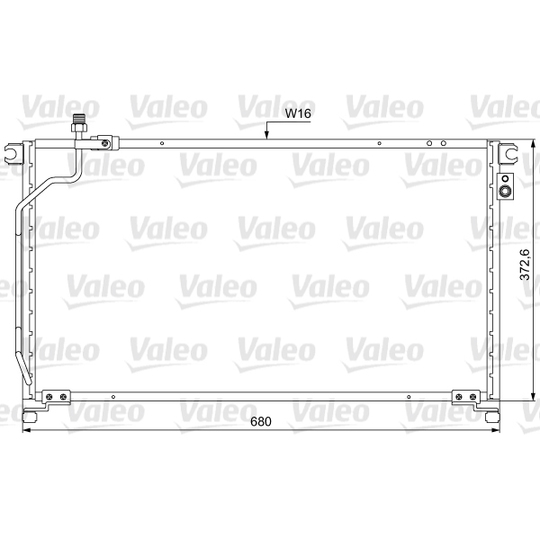 814049 - Condenser, air conditioning 