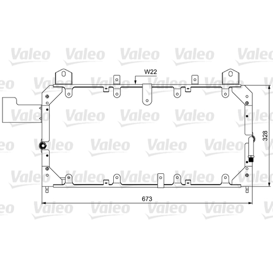 814062 - Condenser, air conditioning 