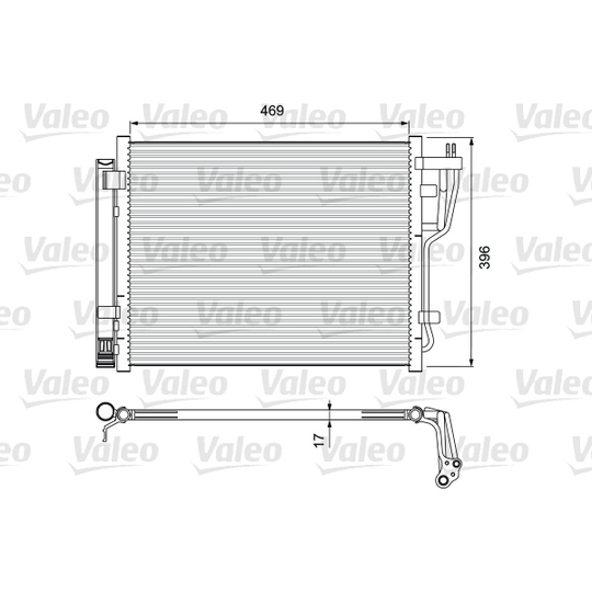 814070 - Condenser, air conditioning 