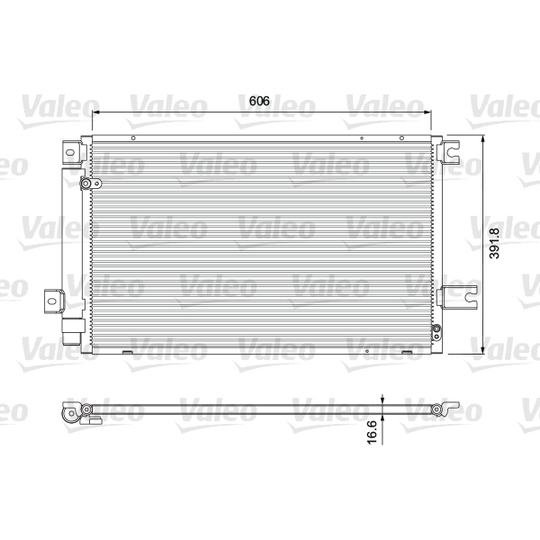 814414 - Condenser, air conditioning 