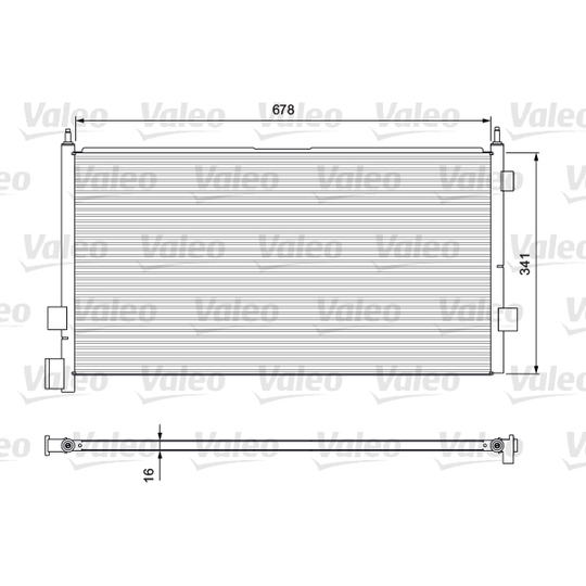 815094 - Condenser, air conditioning 