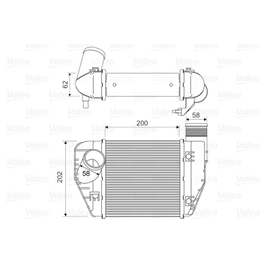 818326 - Intercooler, charger 