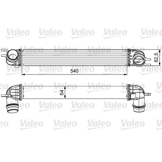 818605 - Intercooler, charger 