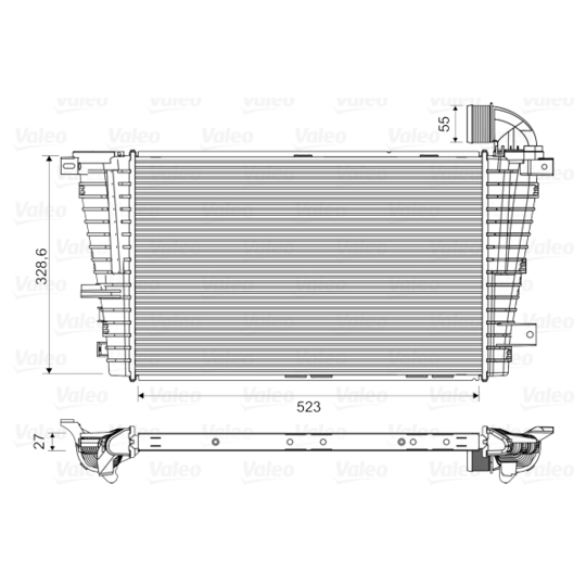 818614 - Intercooler, charger 