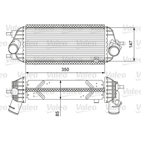 818626 - Intercooler, charger 