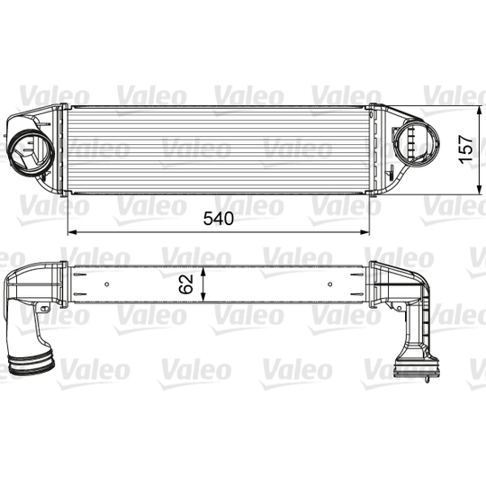 818642 - Intercooler, charger 