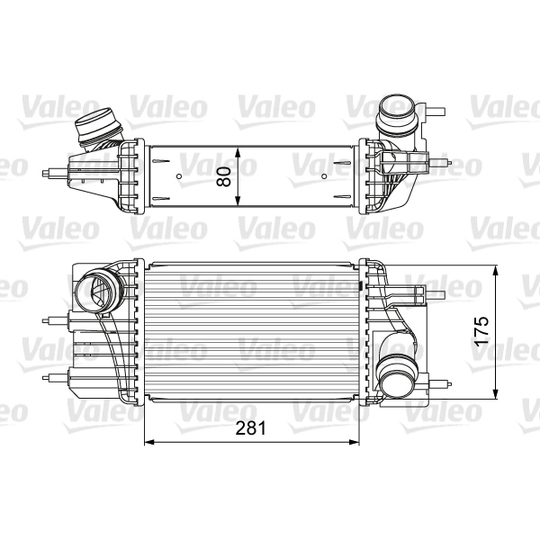 818666 - Intercooler, charger 