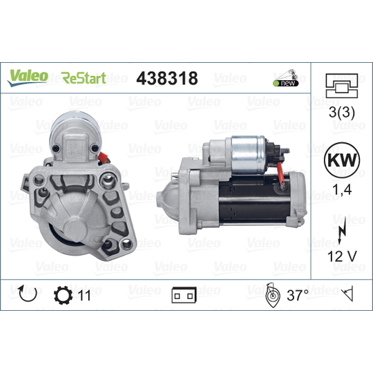 438318 - Startmotor 