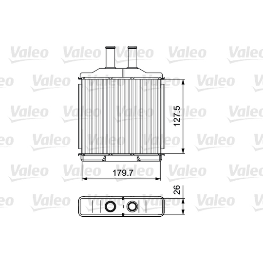 811541 - Heat Exchanger, interior heating 