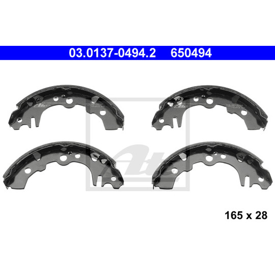 03.0137-0494.2 - Brake Shoe Set 