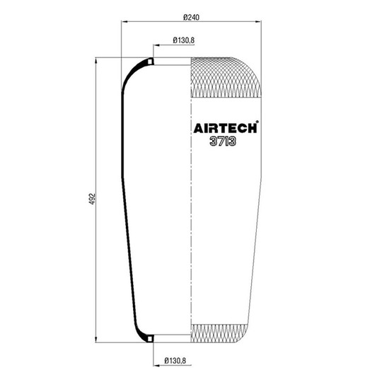 261.005 - Bellow, air suspension 