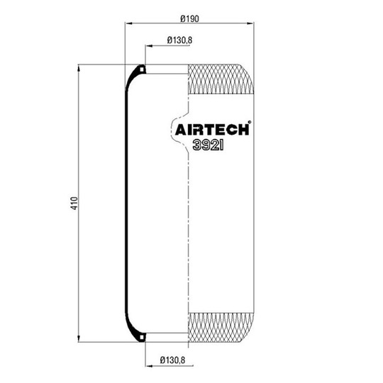 261.031 - Bellow, air suspension 