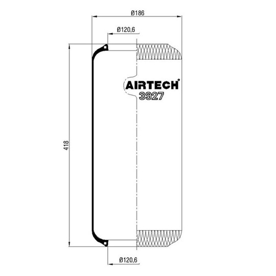 261.033 - Bellow, air suspension 