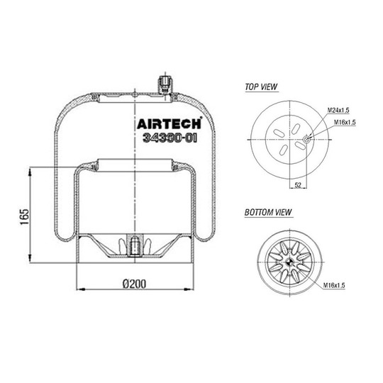 262.110 - Bellow, air suspension 