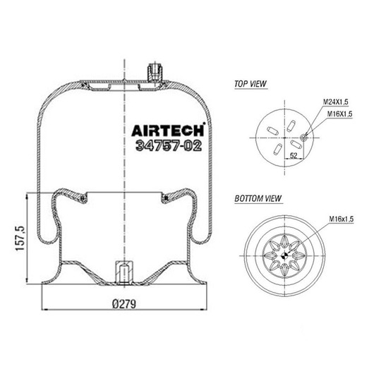 262.561 - Bellow, air suspension 