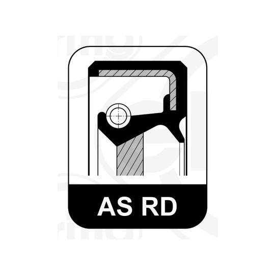 848.410 - Shaft Seal, crankshaft 