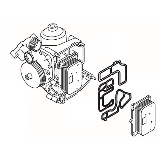 872.620 - Gasket Set, water pump 