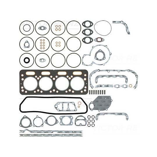 01-34050-01 - Hel packningssats, motor 