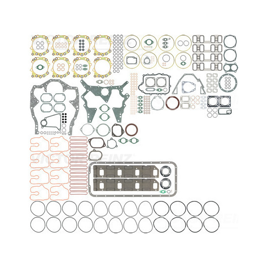 01-33980-06 - Hel packningssats, motor 