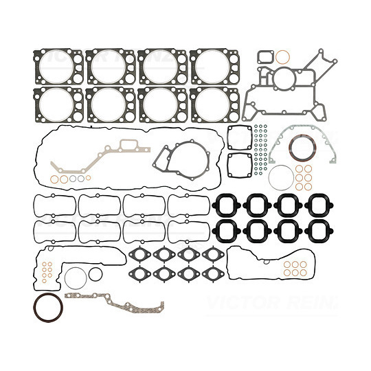 01-34190-04 - Tihendite täiskomplekt, Mootor 