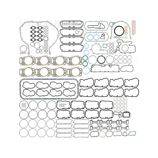 01-34885-02 - Hel packningssats, motor 