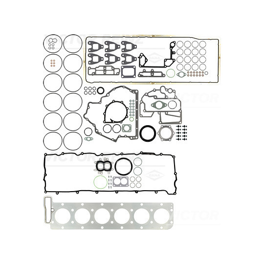 01-37180-06 - Full Gasket Set, engine 