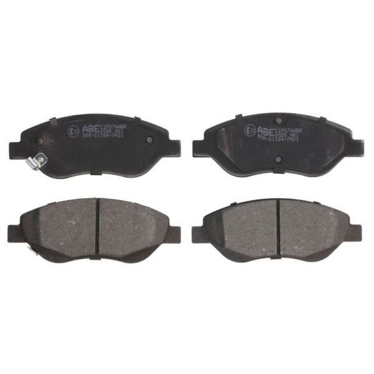 C1F074ABE - Brake Pad Set, disc brake 