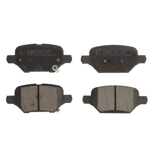 C2X019ABE - Brake Pad Set, disc brake 