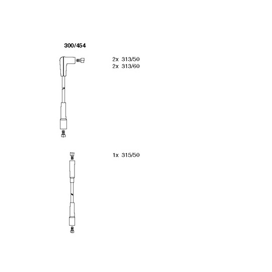 300/454 - Ignition Cable Kit 