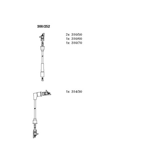 300/252 - Ignition Cable Kit 