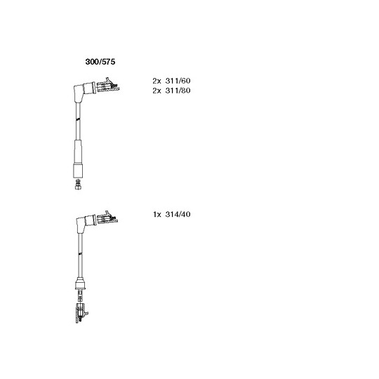 300/575 - Ignition Cable Kit 