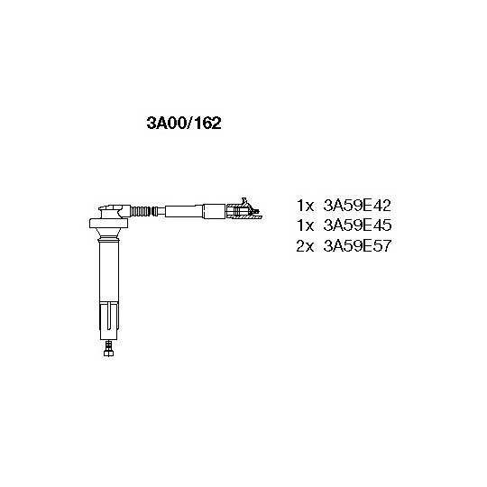 3A00/162 - Ignition Cable Kit 